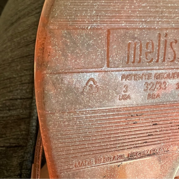 MELISSA Harmonic Flip Flop
Sandals Scalloped Shell Scented Size 3 - Picture 11 of 12